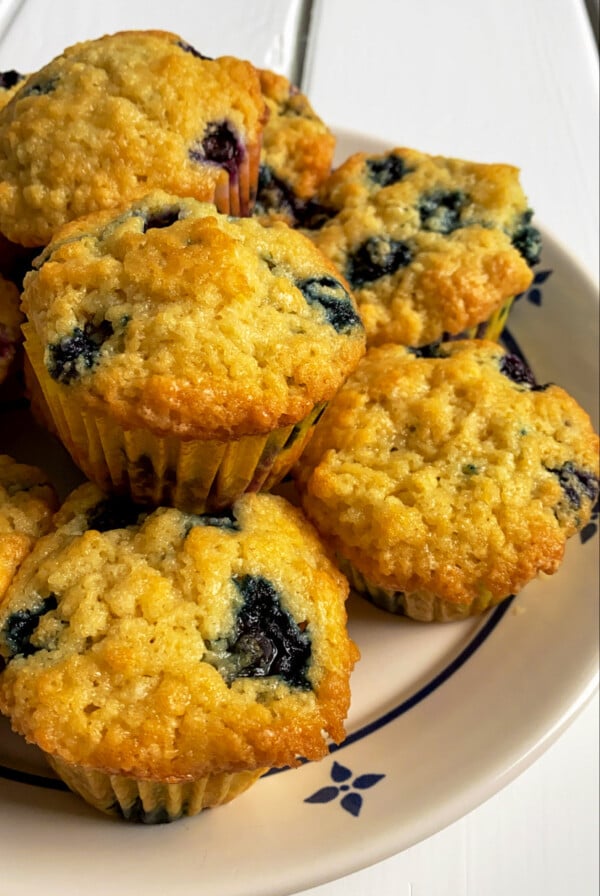 blueberry lemon muffins.