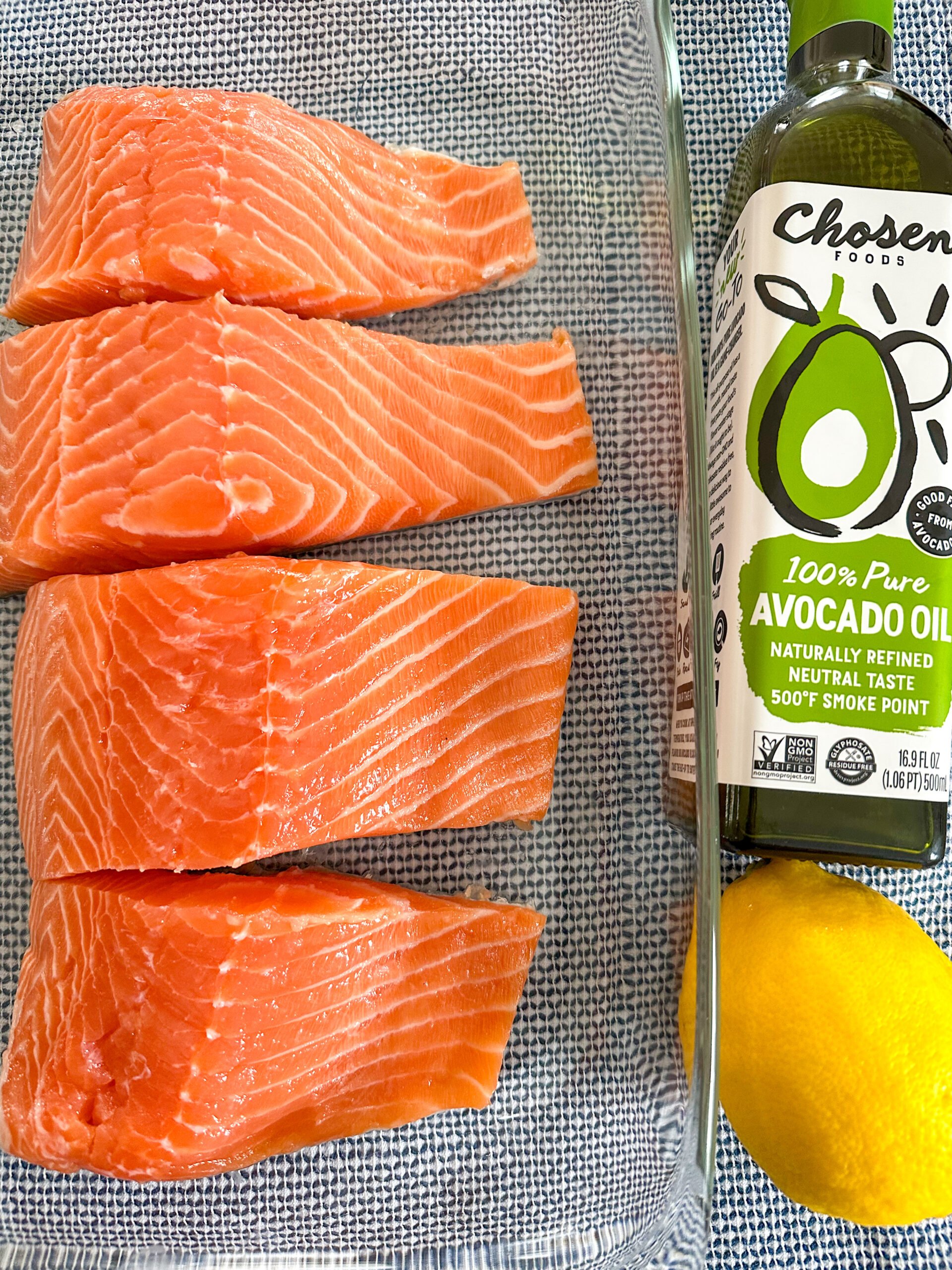 Grilled salmon recipe ingredients